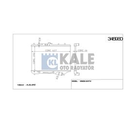MAZDA SU RADYATÖRÜ (AT) MAZDA 323 89-95 1.6 HB KALE