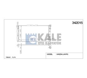 MAZDA SU RADYATÖRÜ (AT) MAZDA 323 95- LANTIS KALE