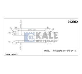 NISSAN INTERCOOLER (ARA SOĞUTUCU) QASHQAI 07- 1.5 2.0 DCI KALE