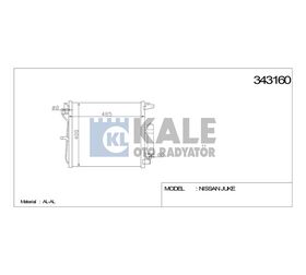 NISSAN KLİMA RADYATÖRÜ JUKE 10- 1.5DCI KALE