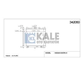 NISSAN SU RADYATÖRÜ (AT) MICRA 03-10 1.2 1.4 KALE
