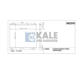 NISSAN SU RADYATÖRÜ (MT) PICK-UP 06- NAVARA NP300 PATHFINDER 2.5DCI KALE