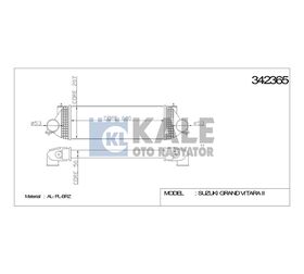 SUZUKI GRAND VITARA INTERCOOLER (ARA SOĞUTUCU) 05/- 1.9 DDIS KALE