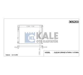 SUZUKI VITARA SU RADYATÖRÜ (AT) 94-97 J20AH20A 425x528x26 KALE
