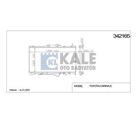 TOYOTA SU RADYATÖRÜ (AT) CORONA 93-98 KALE
