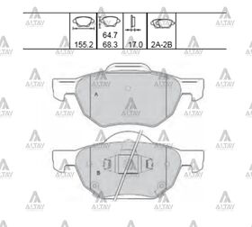 HONDA ACCORD ÖN FREN BALATASI 03/-  MAHER