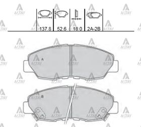 HONDA ACCORD ÖN FREN BALATASI 90-01  CRV 97-01 MAHER