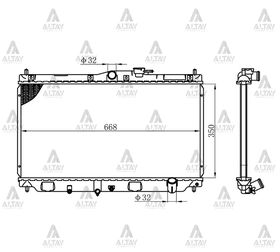 HONDA ACCORD SU RADYATÖRÜ 90/- MANUEL  ROVER 600 (Brazing) MAHER