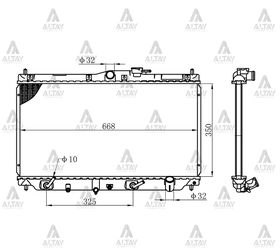 HONDA ACCORD SU RADYATÖRÜ 90/- OTOMATİK  ROVER (Brazing) MAHER