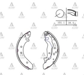 HONDA CIVIC ARKA FREN BALATASI 96/- EURO  CITY  JAZZ PABUÇLU MAHER
