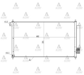 HONDA CIVIC KLİMA RADYATÖRÜ 12-16 MAHER