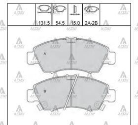HONDA CIVIC ÖN FREN BALATASI 92-95  CIVIC 96-00 1.4  CITY 06-08  JAZZ 02-08 MAHER