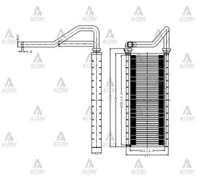 HONDA CRV KALORİFER RADYATÖRÜ 02-06 MAHER