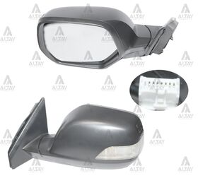 HONDA CRV YAN AYNA 07-12 ELEKTRİKLİ ISITMALI SİNYALLİ OTOMATİK KATLANIR SOL T.W.