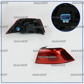 VW STOP LAMBASI PASSAT 14-19 DIŞ SAĞ LED HIGHLINE MAHER 3G5945208E