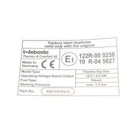 SKODA OCTAVIA ETİKET 13- IOE-VW 5Q0010014C