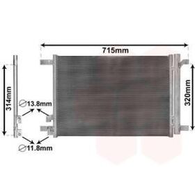 VW GOLF8 KLİMA RADYATÖRÜ 20- KALE 5WA816411A