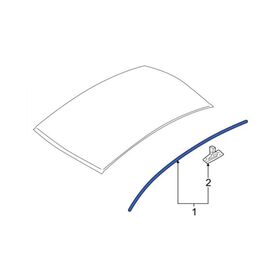 KIA RIO TAVAN OLUK ÇITASI 06-11 SOL HB MOBIS