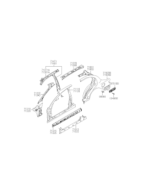 HYUNDAI ACCENT ÖN DİREK 95-00 SOL HMC