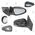 TOYOTA AURIS YAN AYNA 13/- ELEKTRİKLİ ISITMALI SİNYALLİ OTOMATİK KATLANIR SAĞ 9 FİŞ T.W.