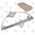 HYUNDAI ACCENT CAM KRİKOSU ELEKTRİKLİ 11/- BLUE ARKA SOL HMC