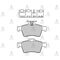FREN BALATASI ARKA-( MAZDA: MAZDA-3 03 11NISSAN: PRIMERA-P12 0310OPEL: VECTRA-C 0609 )