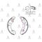 FREN BALATASI ARKA PABUc-( NISSAN MICRA K12 0310 NOTE 0612 RENAULT: CLIO III )
