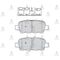 FREN BALATASI ARKA-( NISSAN QASHQAI 0713 X-TRAIL 0113 JUKE 1117 RENAULT: KOLEOS 0813 SUZUKI: GRAND VITARA 0613 )