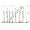 MITSUBIS SUPAP TAKIM L-300 E.M. L-200 STD (IN-4 ÖLÇÜ:40x8x136.5 / EX-4 ÖLÇÜ:34x8x136.5) MD-083661 / MD-083662