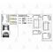 MITSUBIS SEGMAN CANTER 449 / 659 / 515 / 635 / 659 TURBO STD 06-288300-00
