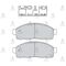 MITSUBIS FREN BALATA L-200 06-15 / 15=> / FULLBACK PICK-UP 16=> ÖN 4605A198