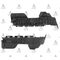 YARIS ARKA TAMPON BAgLANTI BRAKETi 06-09 SAg