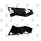 CIVIC ARKA TAMPON uST BAgLANTI BRAKETi 01-06 SAg